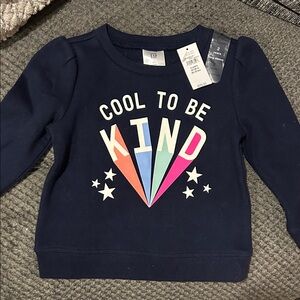 Cool to Be Kind Navy Sweatshirt